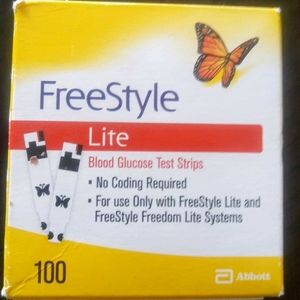 Strips for blood sugar testing 100 ct Freestyle